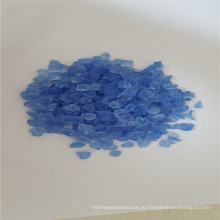 6-9 мм Синее дробленое стекло, стеклянные скалы, разбитое стекло для бассейна